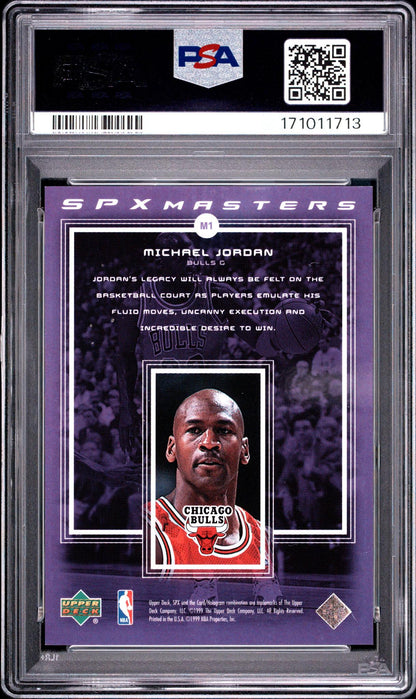 1999 SPx MASTERS M1 MICHAEL JORDAN PSA 10 - POP 24