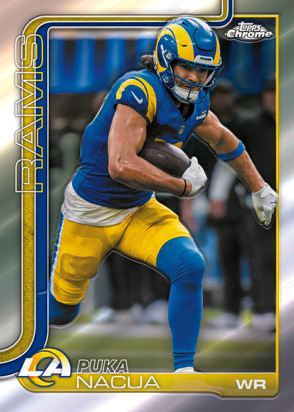 2025 Topps Chrome Football Hanger Box