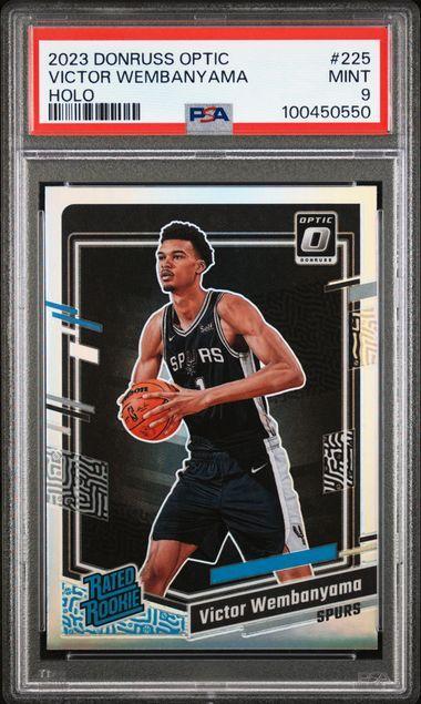 2023 Donruss Optic Victor Wembanyama Holo PSA 9