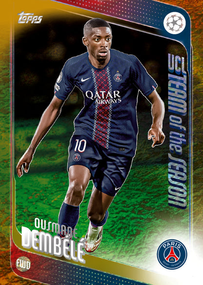 2025-26 Topps UEFA Club Competitions Soccer Hanger Box