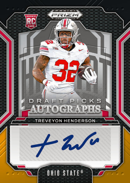 2025 Panini Prizm Collegiate Draft Football Hobby Box