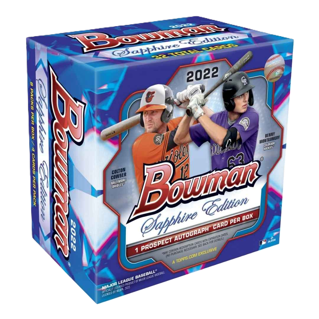 2022 Bowman Baseball Sapphire Edition Box