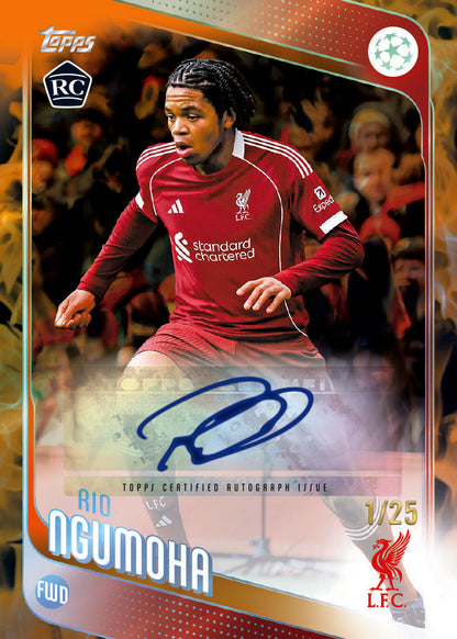 2025/26 Topps UEFA Club Competitions Soccer Blaster Box
