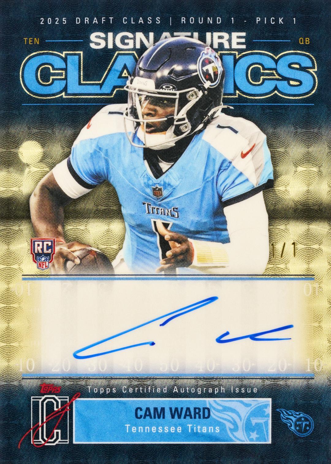 2025 Topps Signature Class Football Mega Box