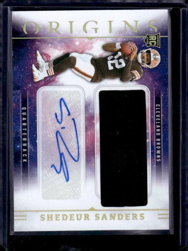 2025 Origins Shedeur Sanders #RJJ-SSS Patch Autograph Rookie