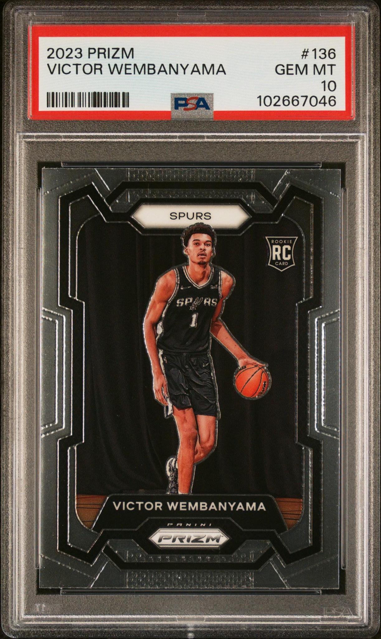 2023 Prizm Victor Wembanyama #136 Rookie PSA 10