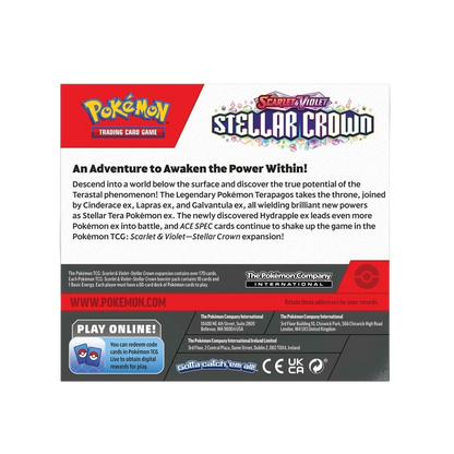 Pokemon Scarlet & Violet Stellar Crown Booster Box