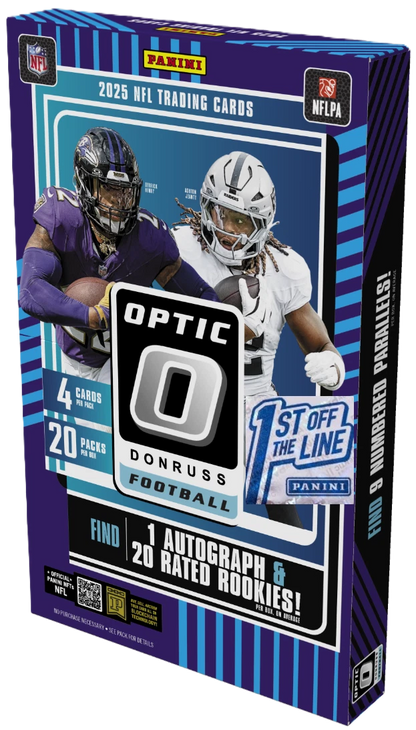 2025 Panini Donruss Optic Football 1st Off The Line FOTL Hobby