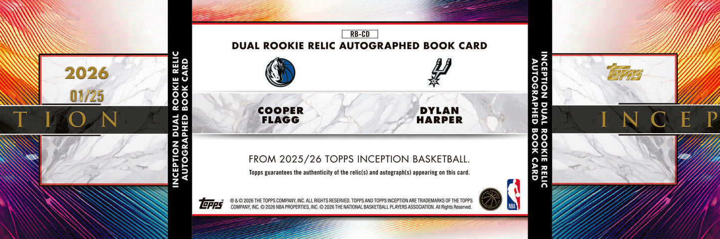 2025/26 Topps Inception Basketball Hobby Box