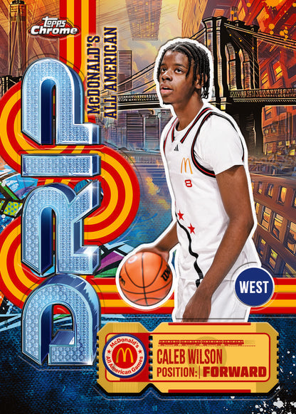 2025 Topps Chrome McDonald's All American Basketball Mega Box