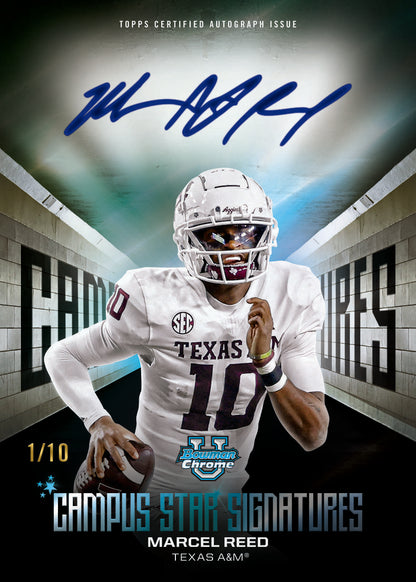 2025 Bowman Chrome University Football Blaster Box