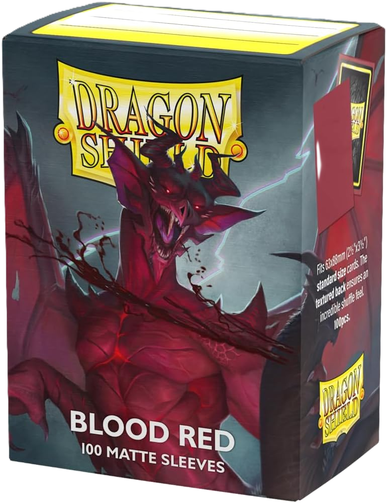 Dragon Shield Matte Sleeves Blood Red