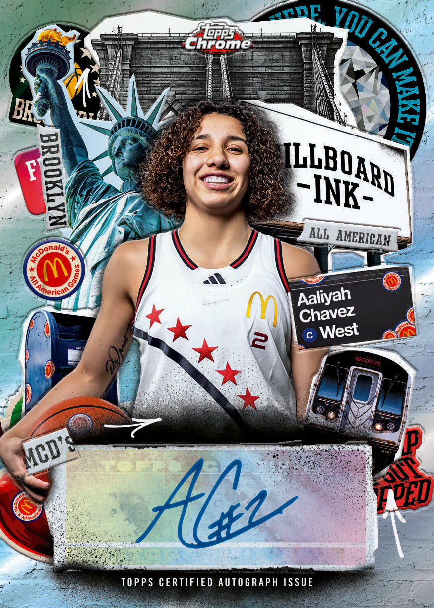 2025 Topps Chrome McDonald's All American Basketball Mega Box
