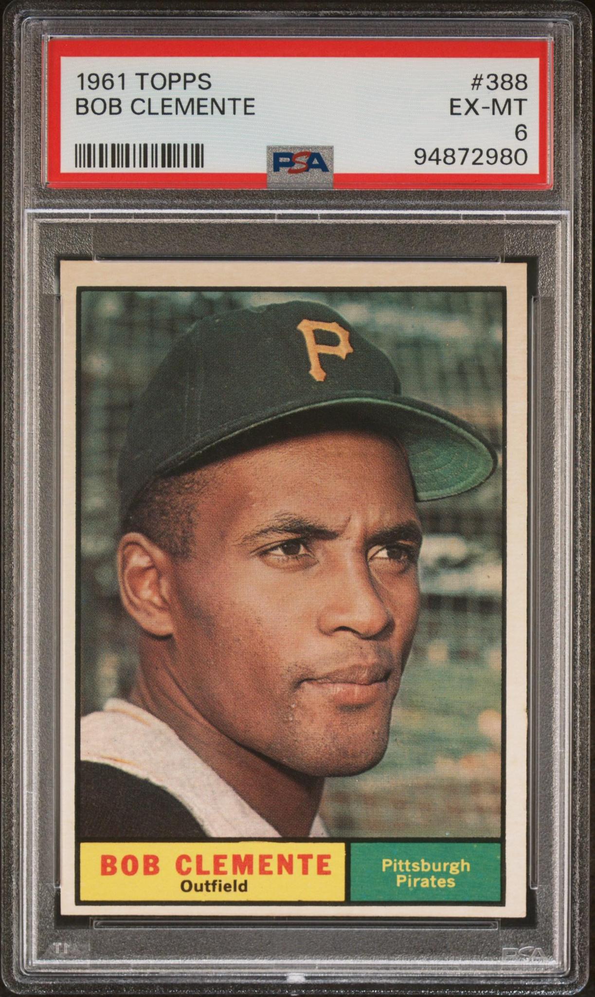 1961 Topps Bob Clemente #388 PSA 6