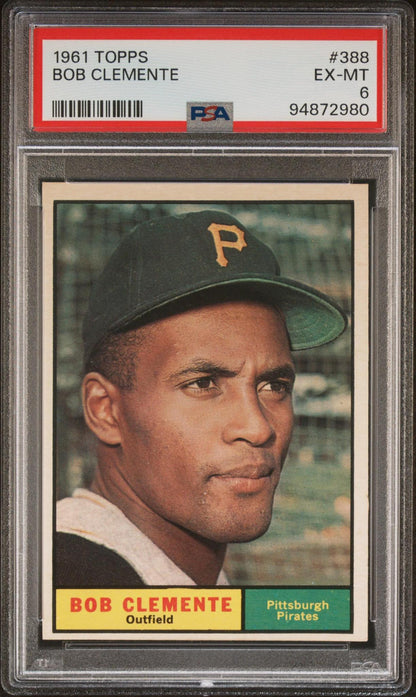 1961 Topps Bob Clemente #388 PSA 6