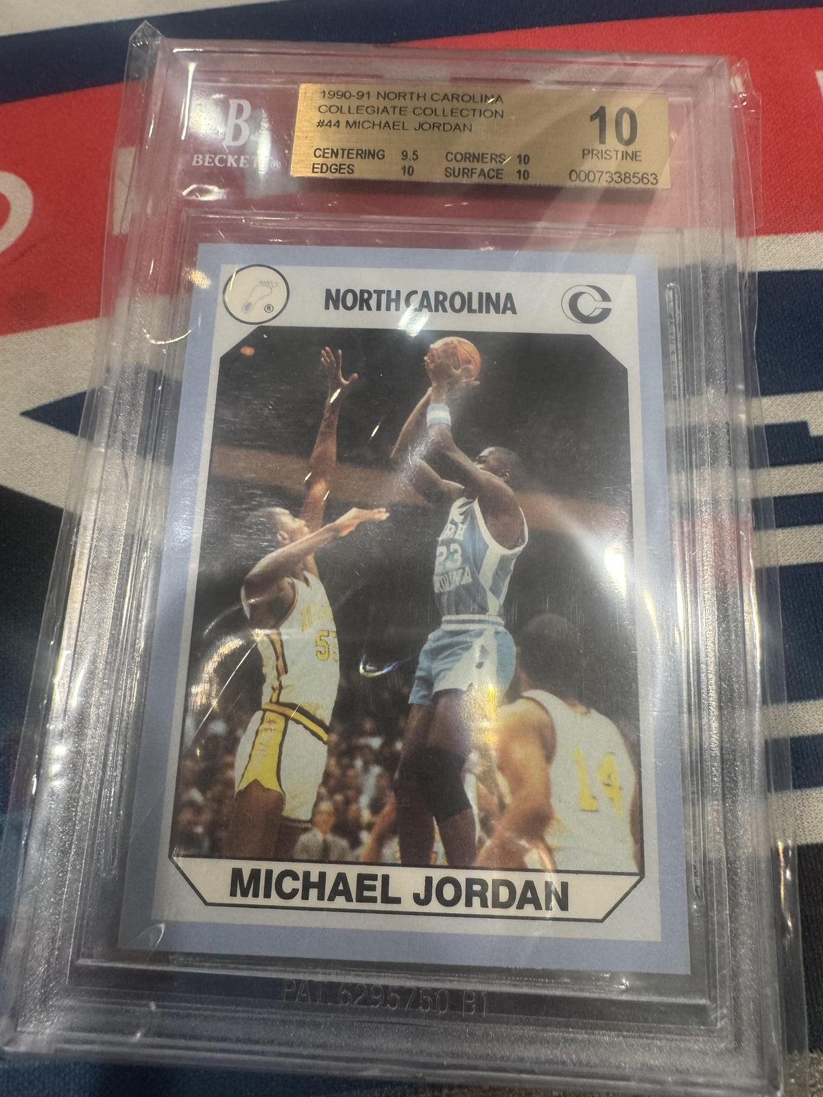 1990-91 North Carolina Michael Jordan #44 BGS 10