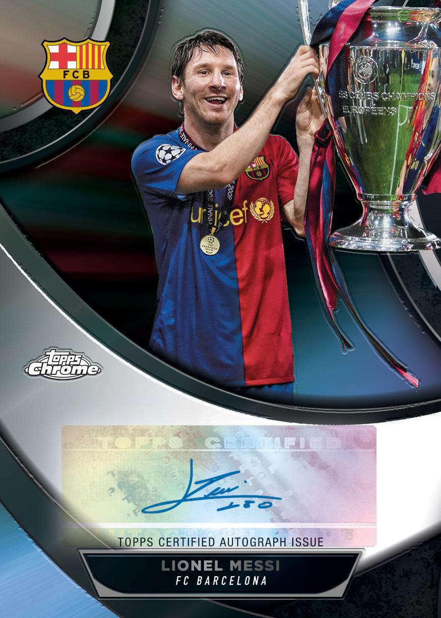 2023/24 Topps UEFA Club Competitions Chrome Soccer Jumbo Box