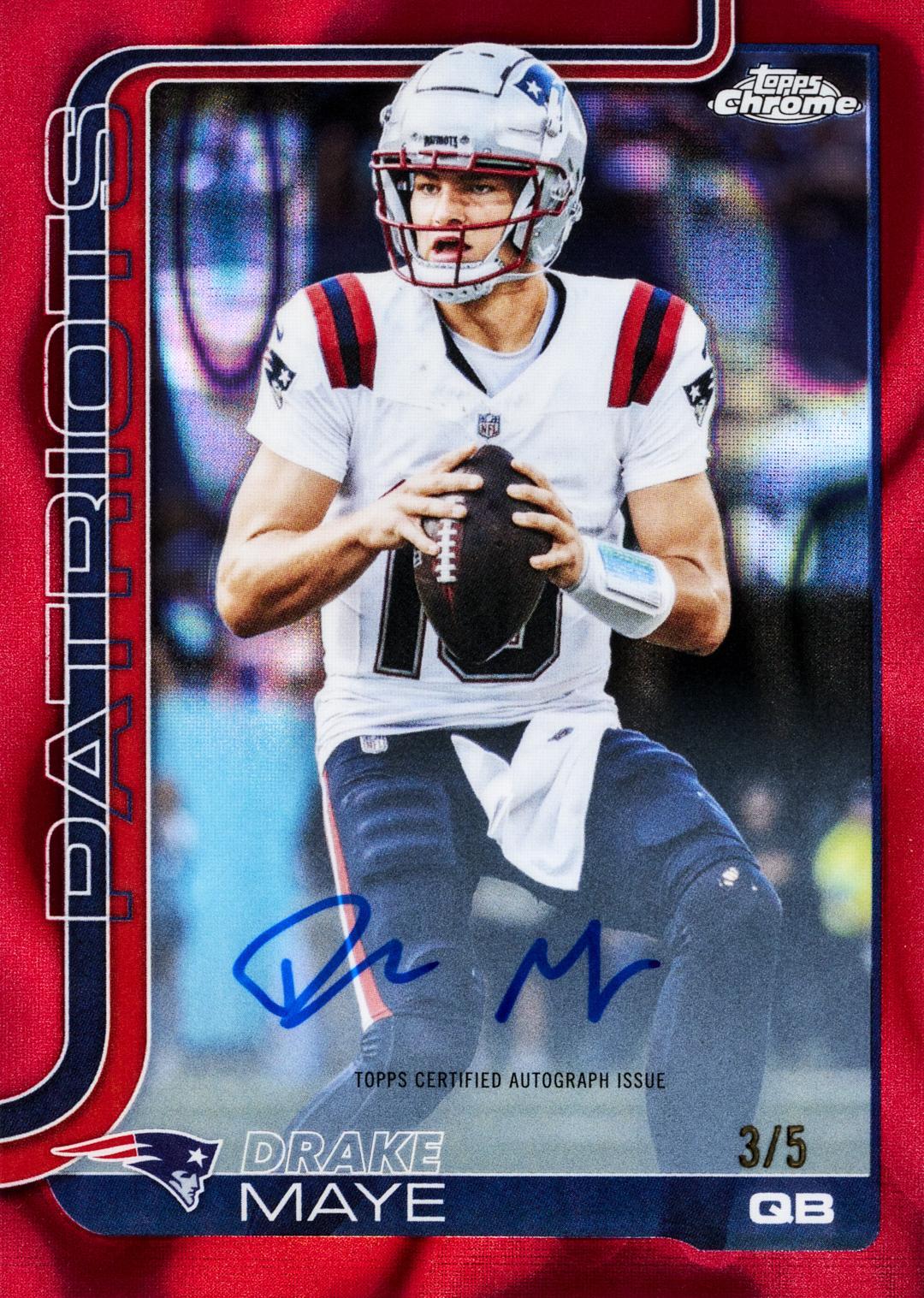 2025 Topps Chrome Football Blaster Box
