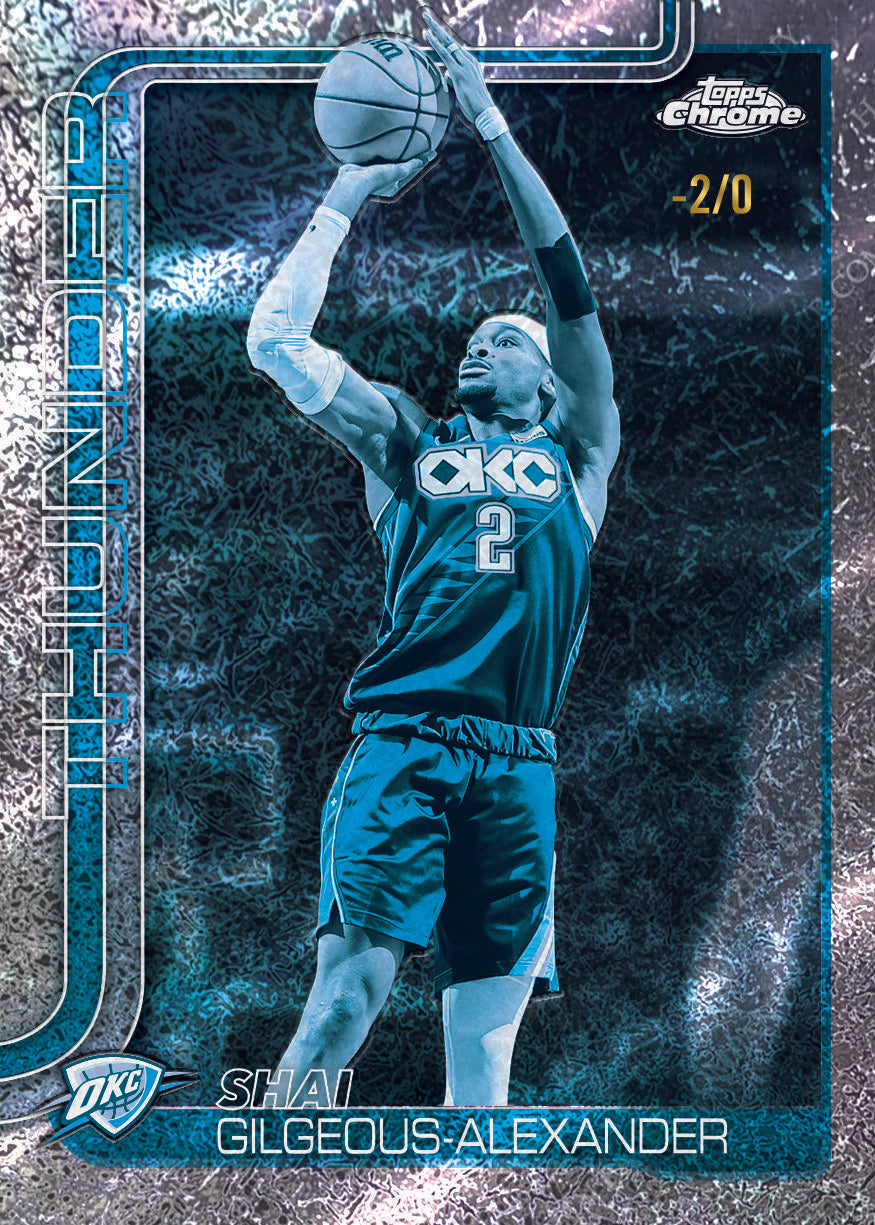 2025/26 Topps Chrome Update Series Basketball Blaster Box