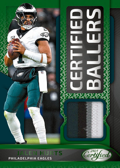 2025 Panini Certified Football Hobby Box