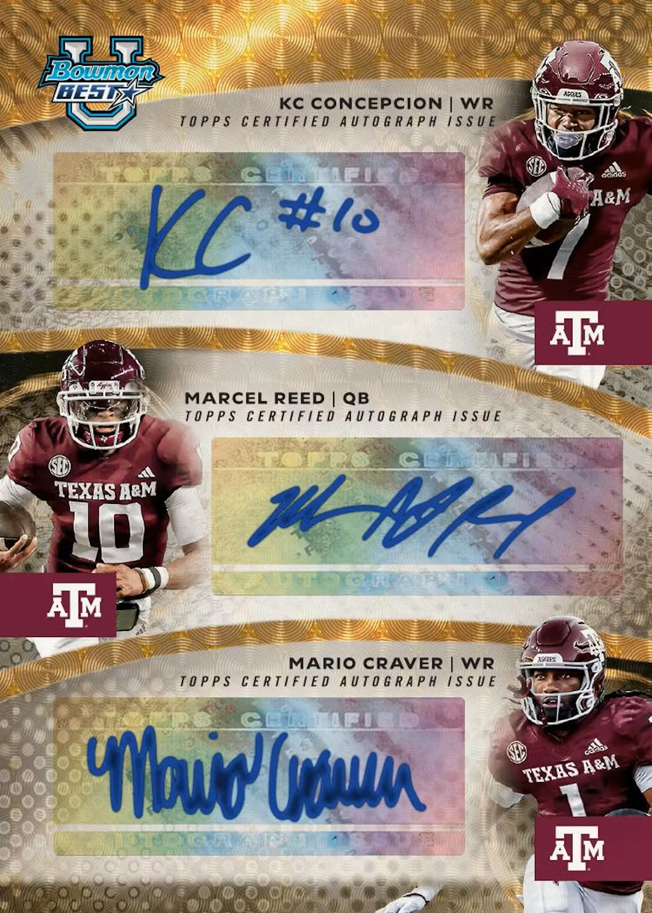 2025 Bowman's Best University Football Hobby Box