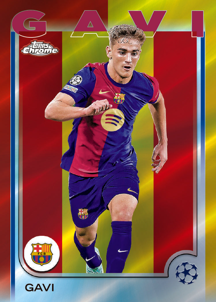 2024/25 Topps UEFA Club Competitions Chrome Soccer Jumbo Box
