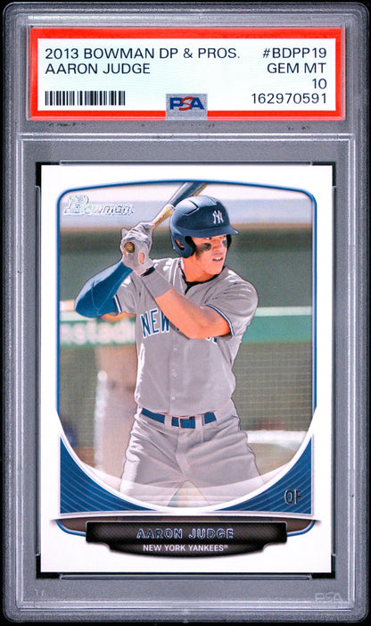 2013 BOWMAN DRAFT PICKS & PROSPECTS BDPP19 AARON JUDGE PSA 10
