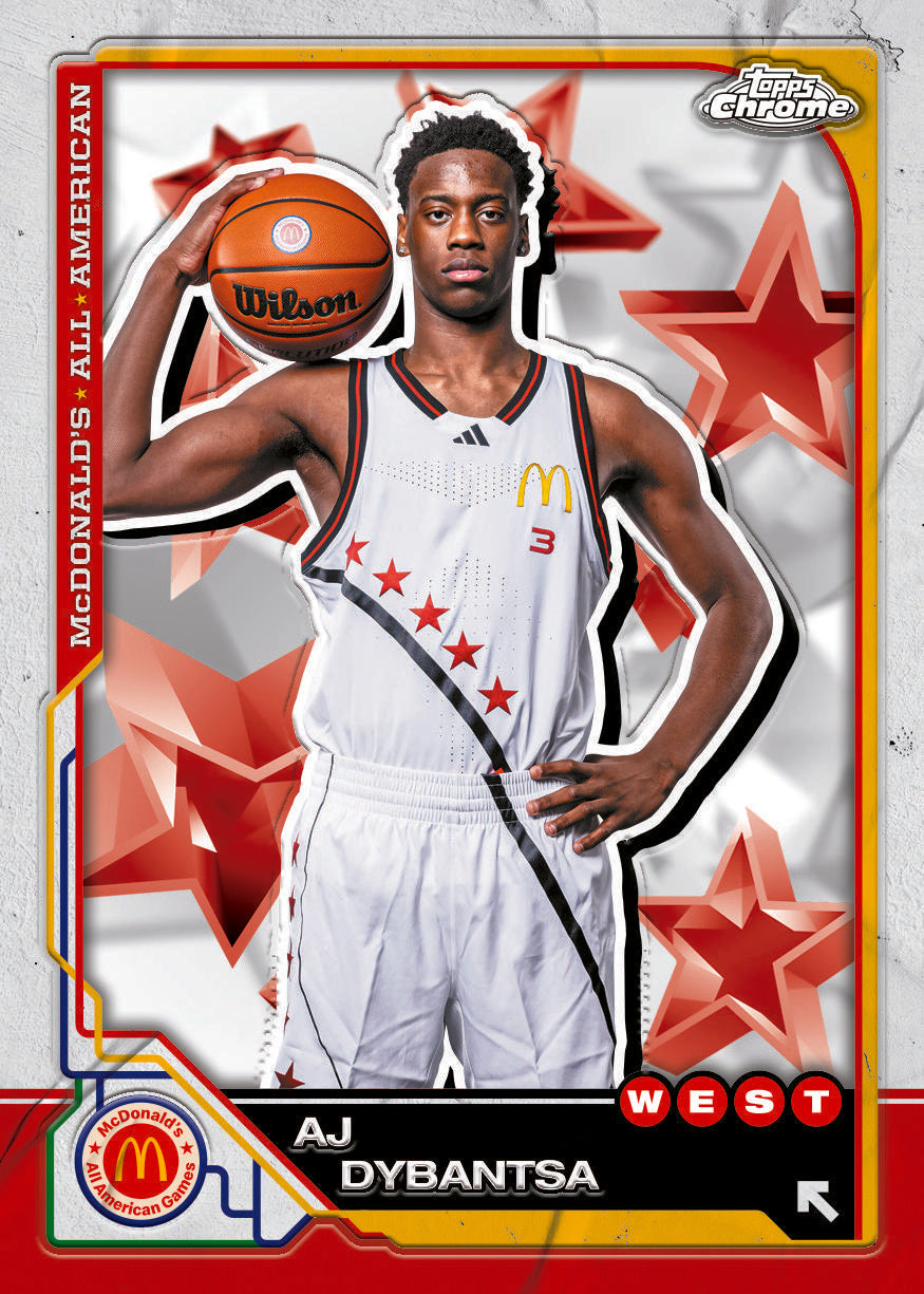 2025 Topps Chrome McDonald's All American Basketball Mega Box