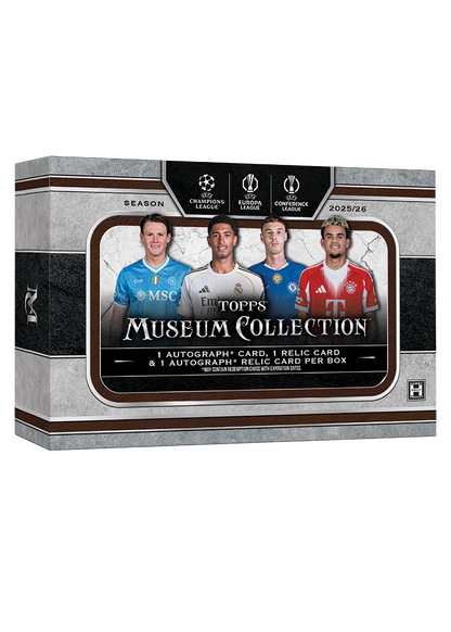 2025/26 Topps UEFA Club Competitions Museum Collection Soccer Hobby Box