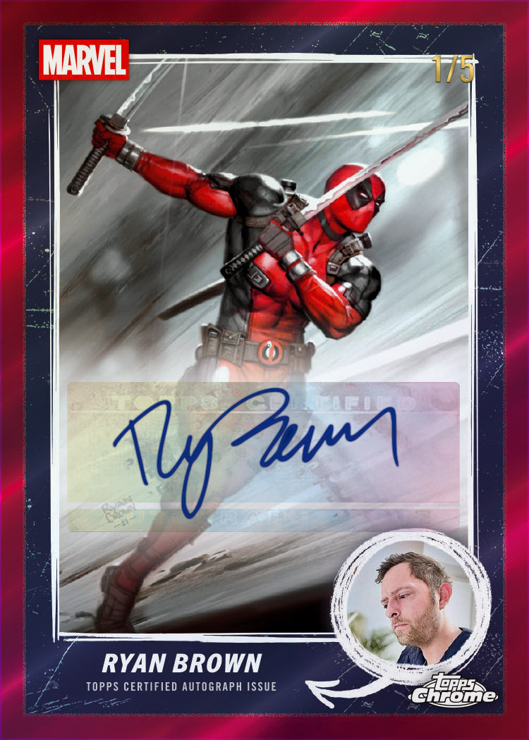 2025 Topps Chrome Marvel Deadpool Blaster Box
