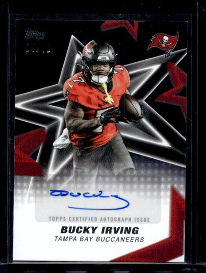 2026 Topps Flagship #NFLSA-BI Bucky Irving NFL Stars Autographs Black #/10
