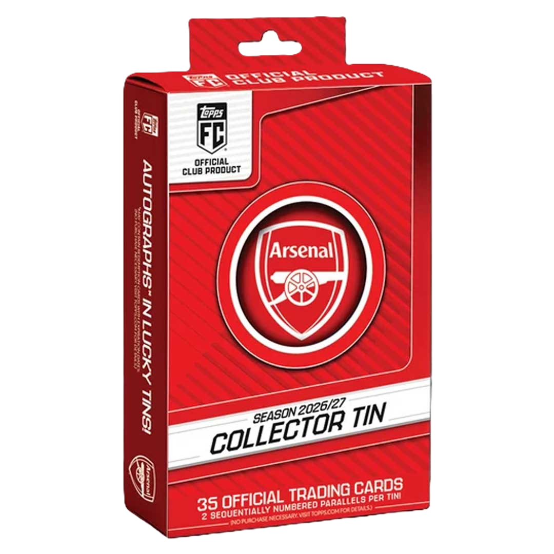 2026-27 Topps Soccer Arsenal FC Club Collector Tin