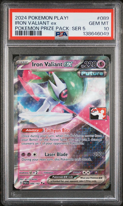 2024 Pokemon Play! Iron Valiant EX PSA 10