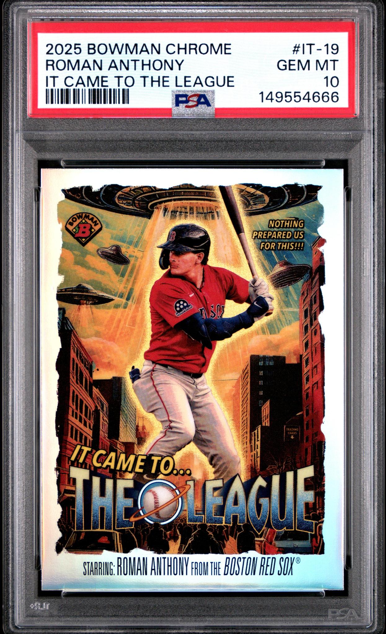 2025 Bowman Chrome Roman Anthony #IT-19 It Came To The League PSA 10