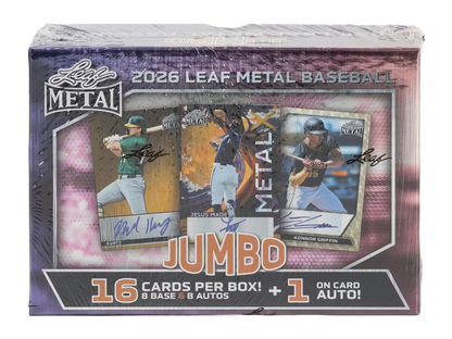 2026 Leaf Metal Baseball Jumbo Box