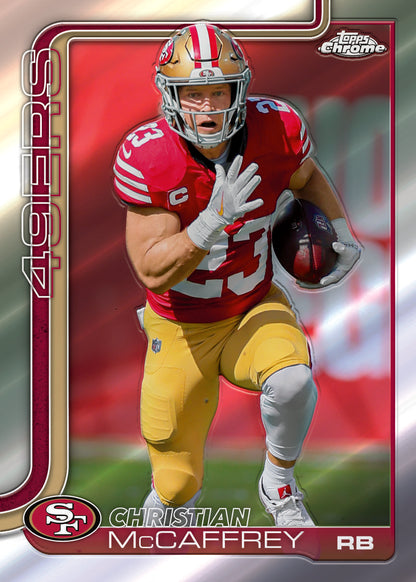 2025 Topps Chrome Football Jumbo Box