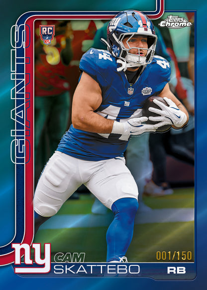 2025 Topps Chrome Football Hanger Box