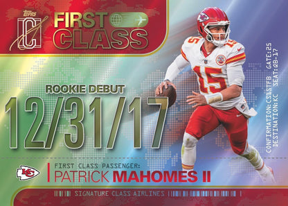 2025 Topps Signature Class Football Mega Box