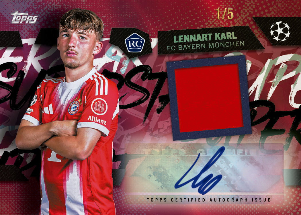 2025/26 Topps UEFA Club Competitions Soccer Blaster Box