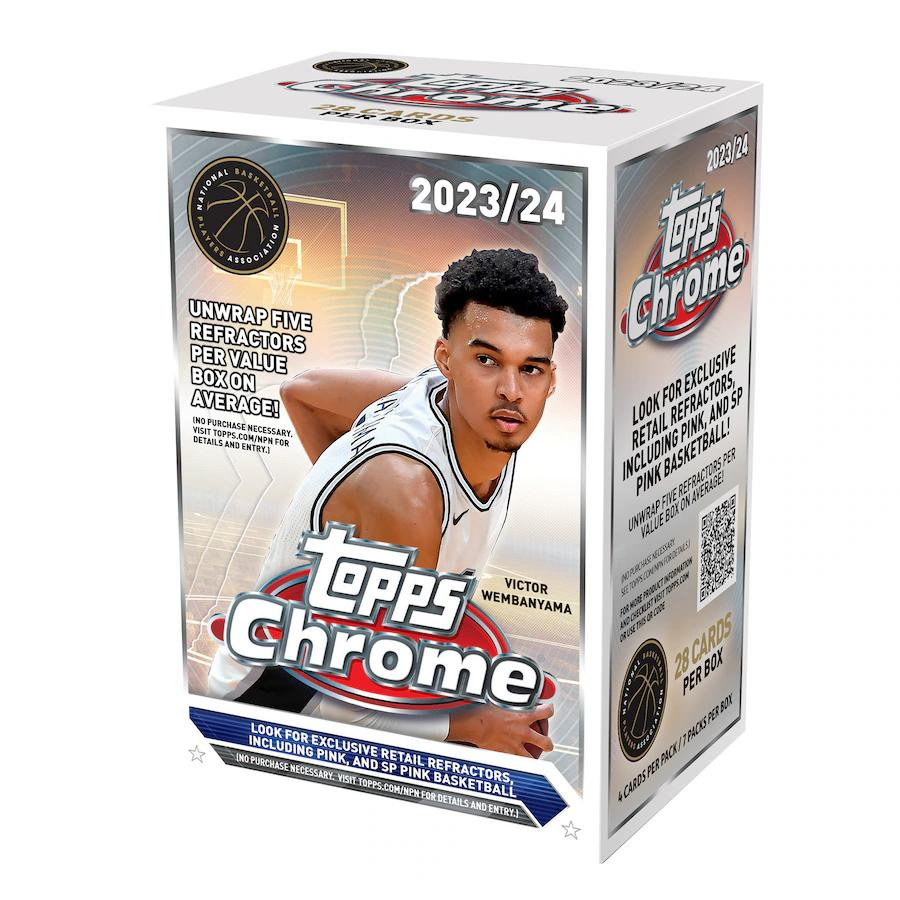2023/24 Topps Chrome Basketball Blaster Box