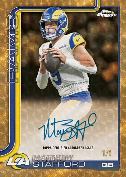 2025 Topps Chrome Football Mega Box