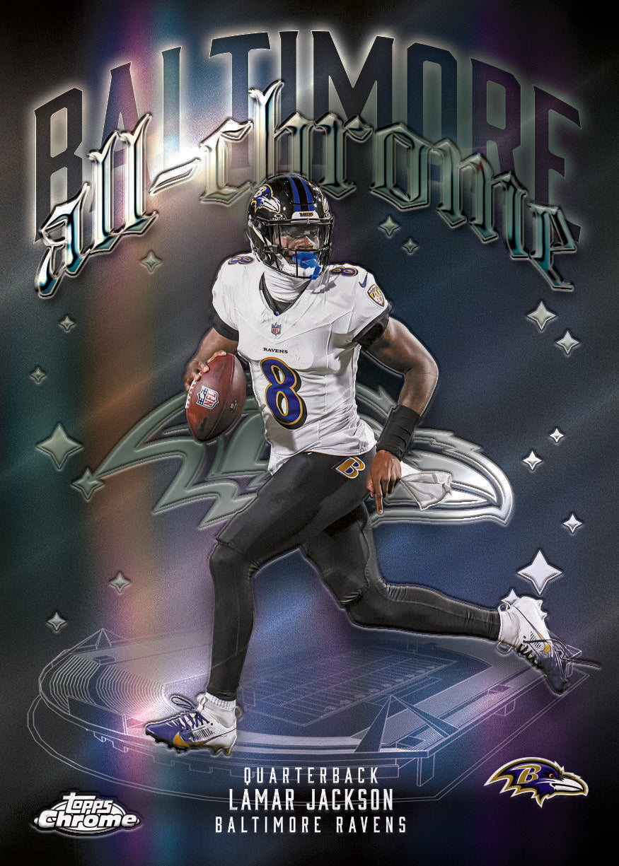 2025 Topps Chrome Football Hanger Box