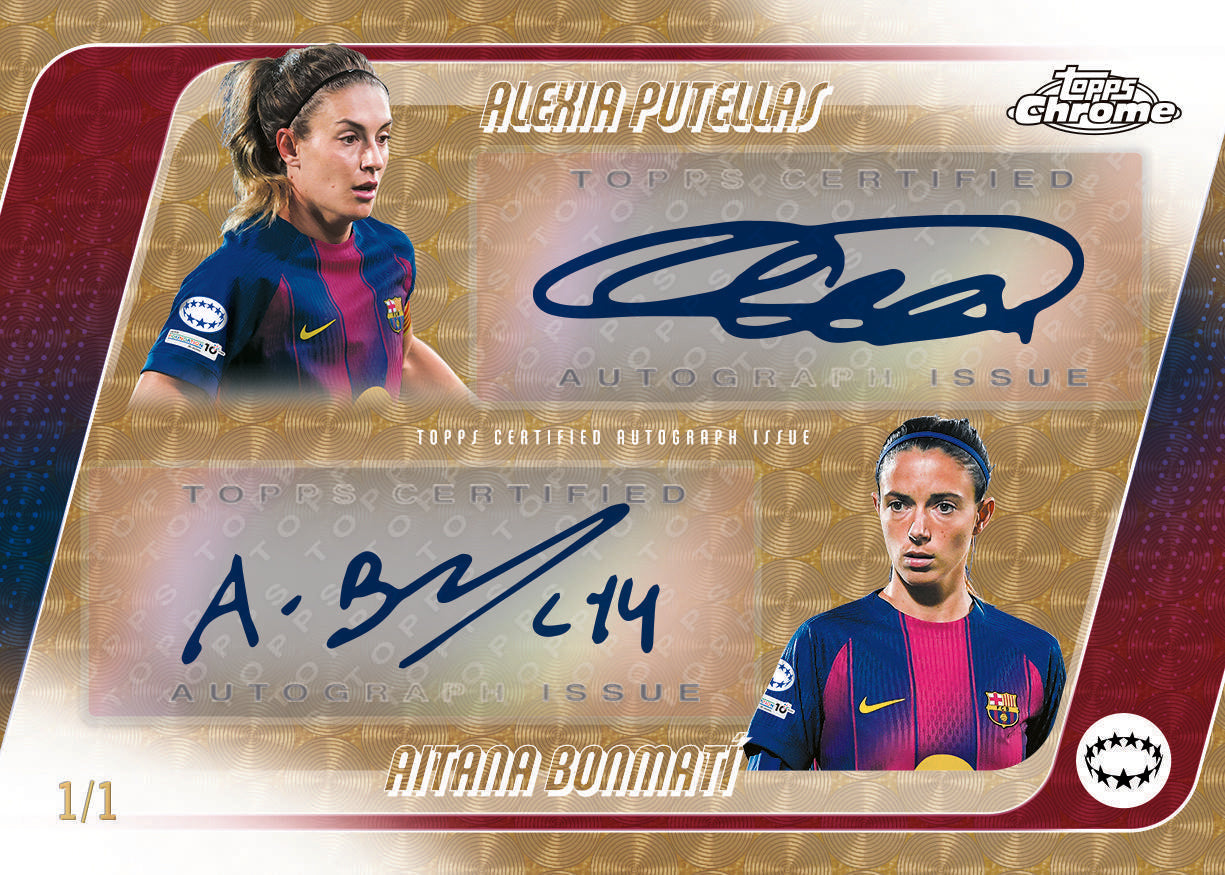 2025/26 Topps UEFA Women's Champions League Chrome Soccer Hobby Box
