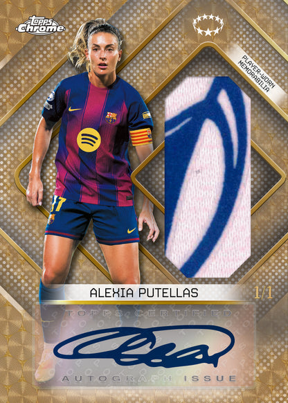 2025/26 Topps UEFA Women's Champions League Chrome Soccer Hobby Box