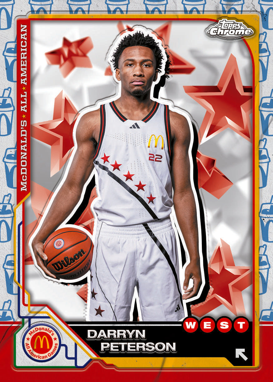 2025 Topps Chrome McDonald's All American Basketball Mega Box