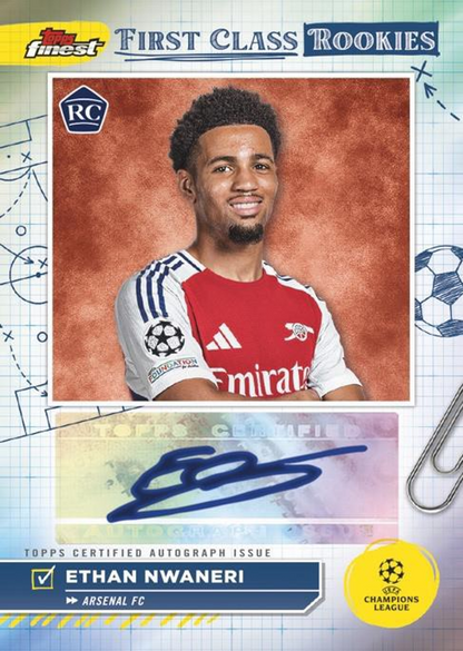 2024/25 Topps UEFA Club Competitions Finest Soccer Hobby Box