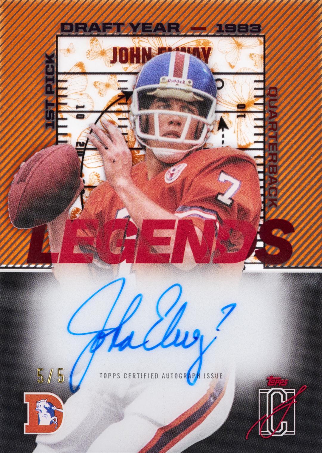 2025 Topps Signature Class Football Jumbo Box