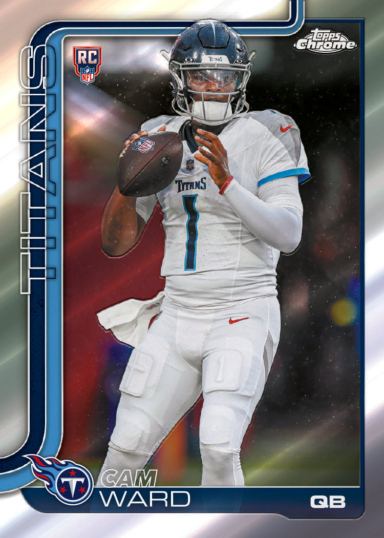 2025 Topps Chrome Football Hanger Box