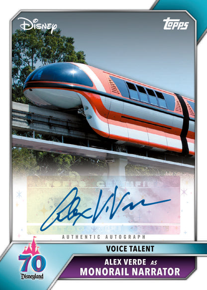 2025 Topps Disneyland 70th Anniversary Hobby Box