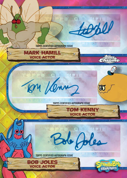 2025 Topps Chrome Spongebob Squarepants 25th Anniversary Sapphire Edition Box